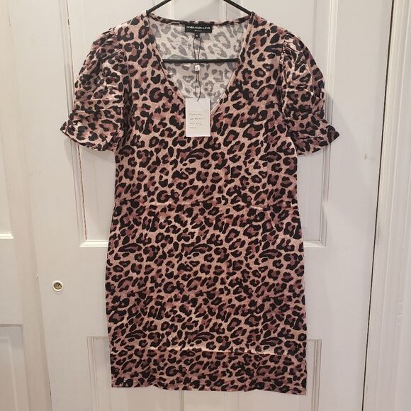 Generation Love Leopard Print Tiffany Dress - Picture 2 of 6